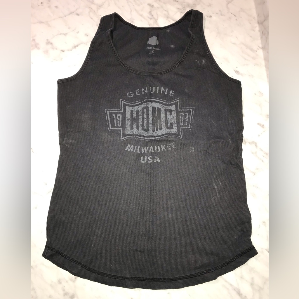 Harley Davidson Hdmc Factory Distressed Tank Top